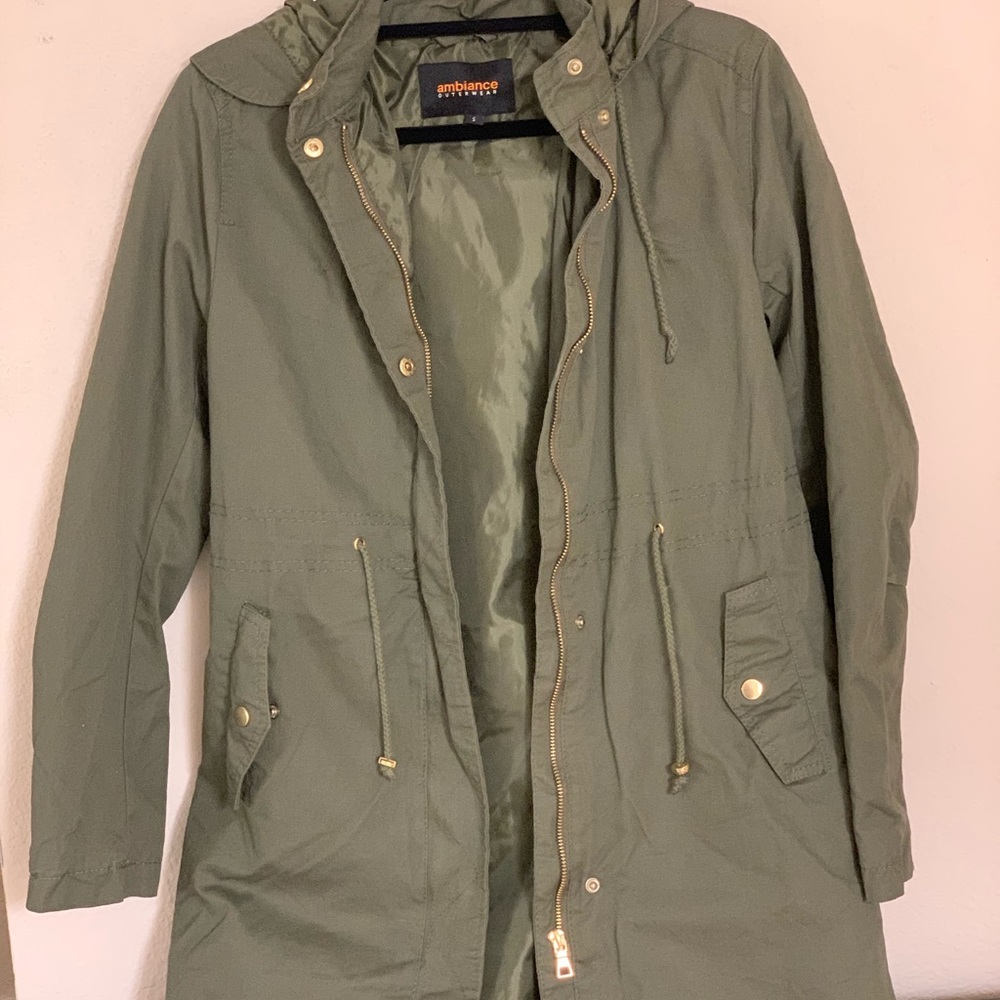 Forever 21 Olive Green Utility Jacket